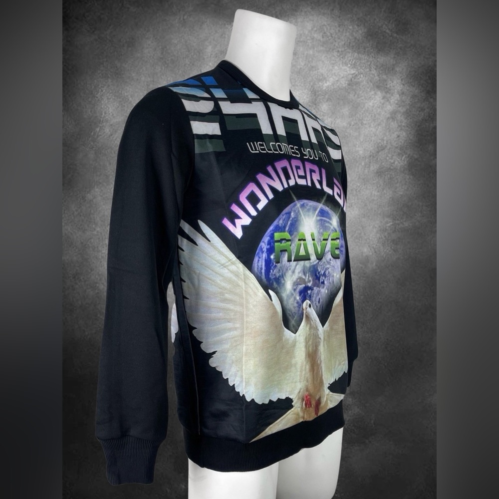 24HRS Festival Music Rave Techno Party Dance Wonderland Reversible Sweatshirt